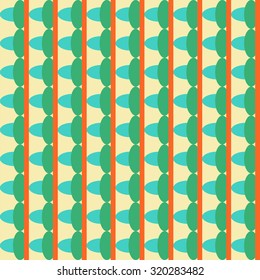 Abstract geometric retro seamless tile. Retro wallpaper texture. Vintage pattern for design uses, web and printed media. Colorful wrapping paper.