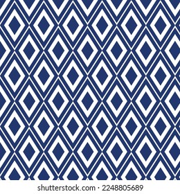 Resumen del patrón Rægeométrico utilizado para fondo de pared, rellenos de patrón de diamante tailandés, fondo de página web. adorno tradicional para la moda textil, la tela, fondo azul rhombus.