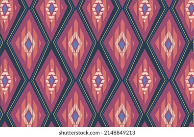 Abstract geometric rhombs pattern. Colorful diagonal background.seamless vector diamond illustration, Abstract geometrical surface.Modern wallpaper.
