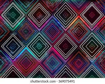 Abstract geometric rhombus background. Colorful trendy texture. Vector illustration can be used for web design, wallpapers, fabric, cases and printed products.