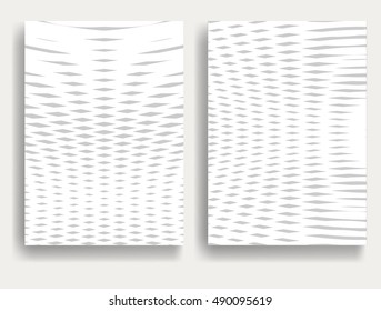 Abstract Geometric Rhombus Pattern. Linear rhombus in gray color. Vector.