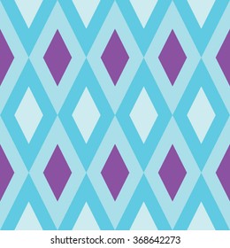 Abstract geometric rhombus seamless pattern