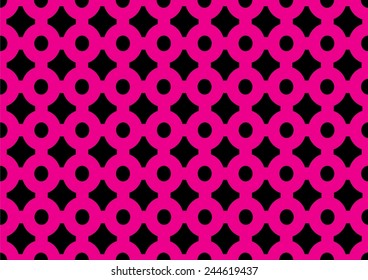 Abstract Geometric Ring Pattern. Vector