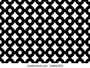 Abstract Geometric Ring Pattern. Vector