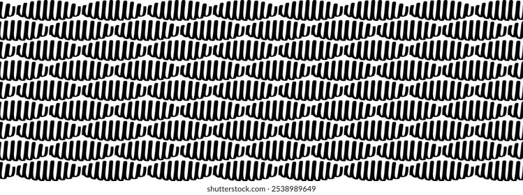 Abstract, Geometric, Rolled Lines, pattern, Illustration, vector, alternating overlapping, symmetrical, orderly arrangement background, black and white, banner, website, template.