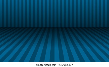 Resumen cuarto geométrico, podio, escenario. Ilustración vectorial, burla