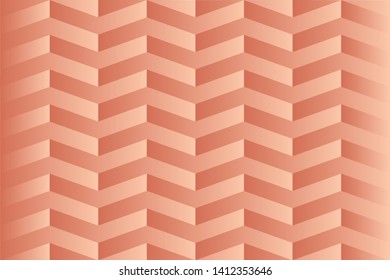 Abstract geometric rose gold color background, vector illustration