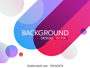 Abstract geometric round circle shapes gradient color background for design,vector background