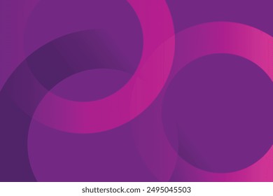 Abstrakte geometrische runde Form auf lila Hintergrund Design Vektorgrafik 