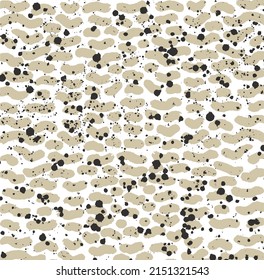 Abstract geometric rounded shapes, drops on a sheet of paper. Trendy hand drawn textures. Modern abstract design for paper, cover, fabric and other uses