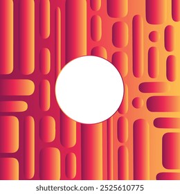 Abstract geometric rounded shapes Gradient background with dynamic effect. Cover design template for banner, flyer and poster.