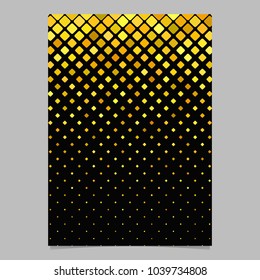 Abstract geometric rounded square mosaic pattern brochure template background