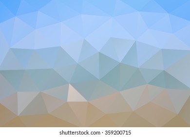 Abstract geometric rumpled triangular background low poly style, Vector illustration
