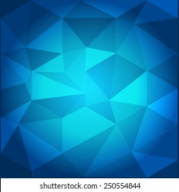 Abstract geometric rumpled triangular low poly style. vector illustration graphic background.