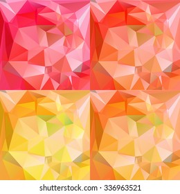 Abstract geometric rumpled triangular low poly style vector illustration graphic background. Digital vector illustration.