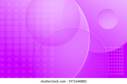 Abstract geometric screen saver with circles and halftone. Vector illustration