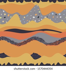 Abstract geometric seamles pattern. Contemporary print. Vector illustration