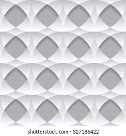 Abstract geometric seamless 3d pattern. Vector EPS 10