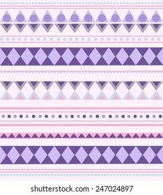 abstract geometric seamless aztec pattern, vector illustration, graphic design, wallpaper, background
