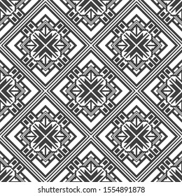 Abstract geometric seamless background consisting of lines and squares patterns. Decorative backdrop.
