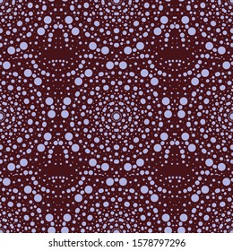 Abstract geometric seamless background design. Polka dot pattern. Backdrop for wallpaper, web design, textile, décor, cover template. 