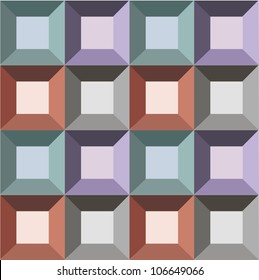 Abstract geometric  seamless background in pastel shades