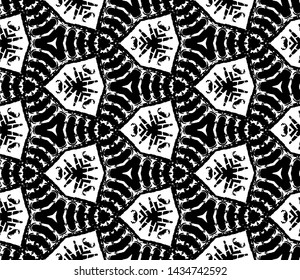 Abstract geometric seamless background pattern