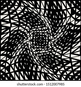 Abstract geometric seamless background pattern print.