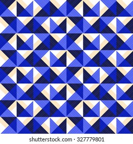 Abstract geometric seamless background , plaid, stripes, triangle. Fabric textiles.