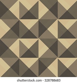 Abstract geometric seamless background , plaid, stripes, triangle. Fabric textiles.