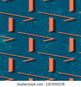 Abstract geometric seamless background vector