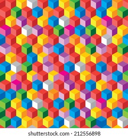 Abstract geometric seamless background. Vector illustration