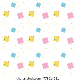 Abstract geometric seamless background vector