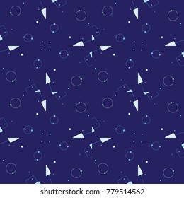 Abstract geometric seamless background vector