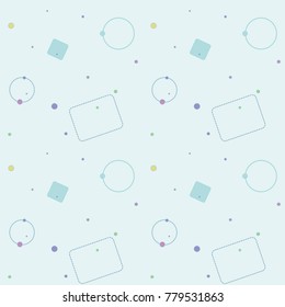 Abstract geometric seamless background vector