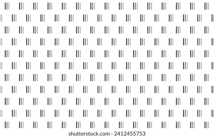 abstraktes geometrisches, nahtloses schwarz-graues vertikales Linienmuster.