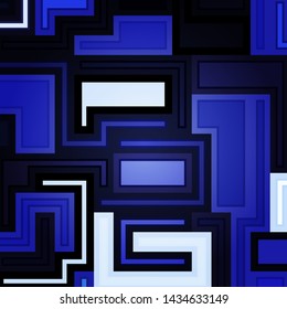 Abstract geometric seamless color background, vector illustration.
