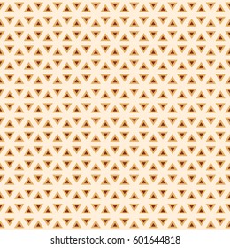 Abstract geometric seamless color pattern with triangles. Modern stylish texture. Repeating geometric tiles. Simple composition from triangles. Vector background.