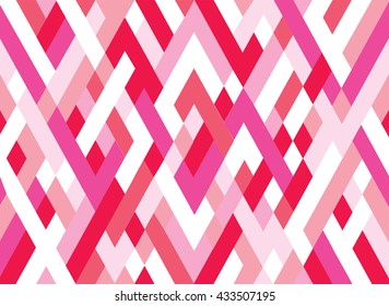Abstract Geometric Seamless Colorful Pattern. Abstract Vector Background.