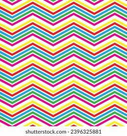 arte abstracto de patrones de líneas de onda de color geométrico sin costura.