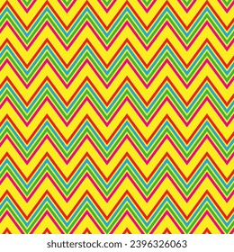 abstract geometric seamless coloring wave line pattern.