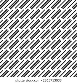 abstract geometric seamless diagonal black grey pattern art.