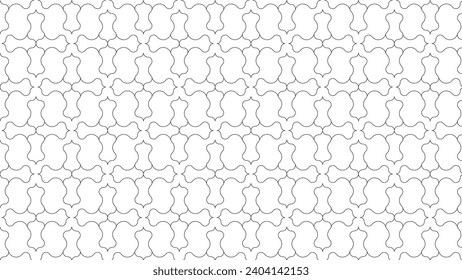 Abstract Geometric Seamless Fabric, Textile Pattern Background