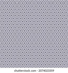 Abstract Geometric Seamless Floral Pattern