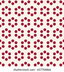 abstract geometric seamless floral pattern vector
