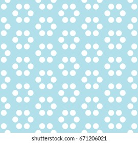 abstract geometric seamless floral pattern vector