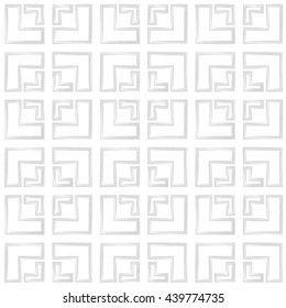 Abstract geometric seamless gray and white style pattern.