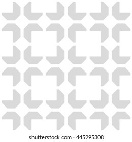 Abstract geometric seamless gray and white style pattern.