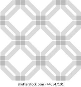 Abstract geometric seamless gray and white style pattern.