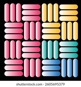 Abstract geometric seamless lines pattern. Repeated elegant pattern background.  Fashion design for wallpapers, gift wrappers, and prints. Vector